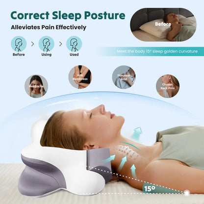 NuvRest Ergonomic Cervical Pillow